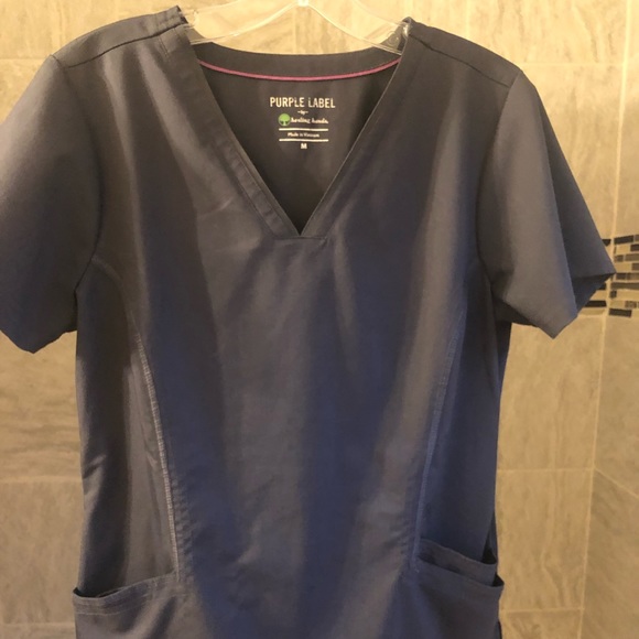 Healing Hands Purple Label Scrub Top - Picture 1 of 4